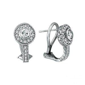 1.13 Carat Natural Diamond Earrings